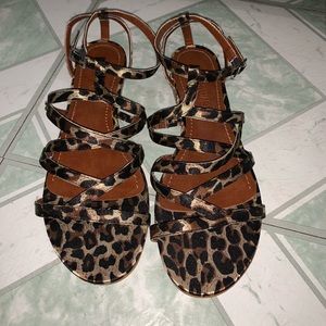 Leopard Print Sandals